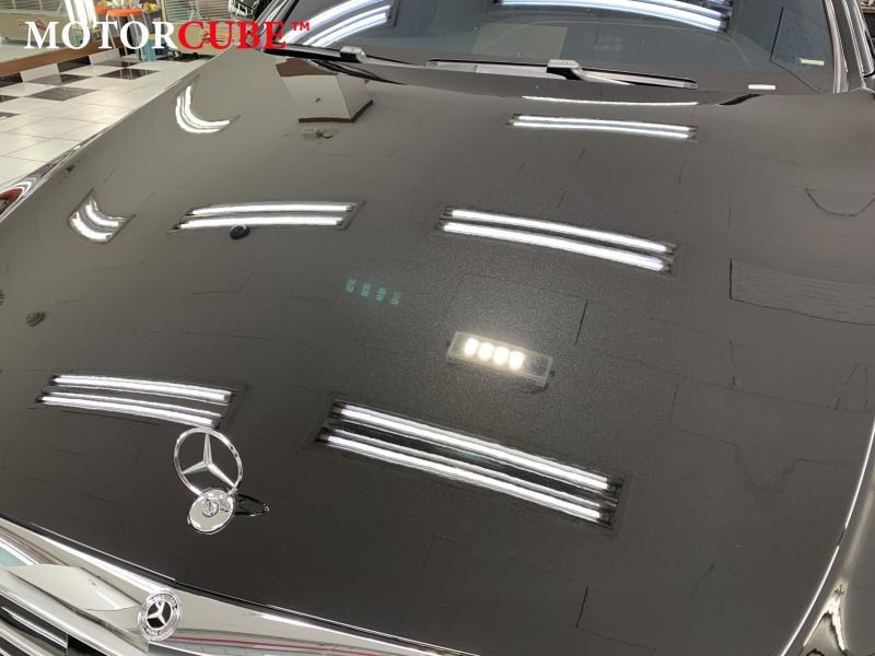 벤츠 보닛 스월마크 광택 후