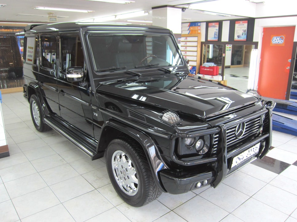 벤츠 G바겐 광택·코팅 시공 사진