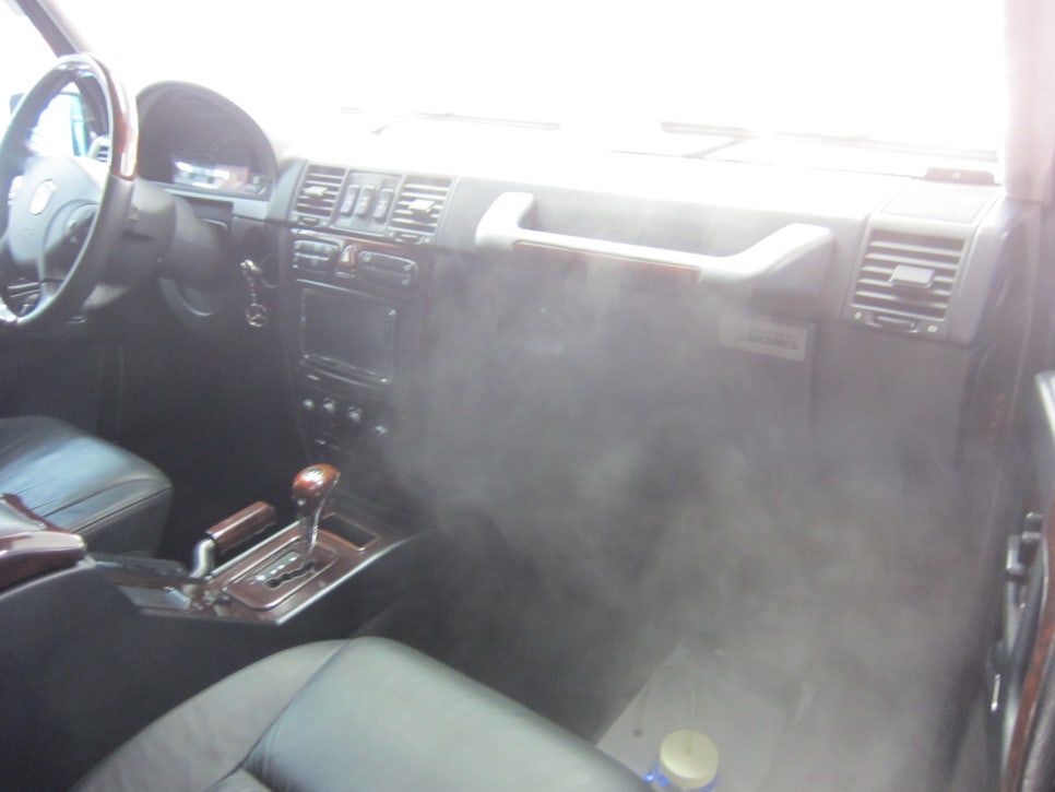 벤츠 G바겐 광택·코팅 시공 사진