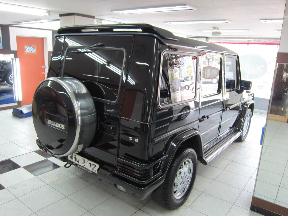 벤츠 G바겐 광택·코팅 시공 사진