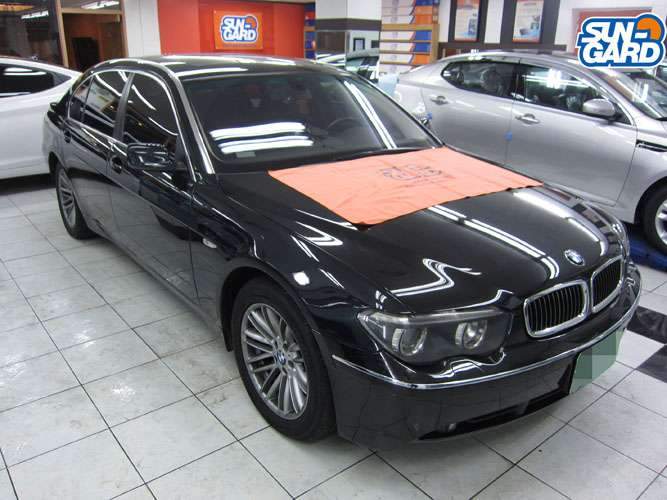 BMW 740Li 썬가드썬팅 썬가드 맥스 20% 측후면 시공 전