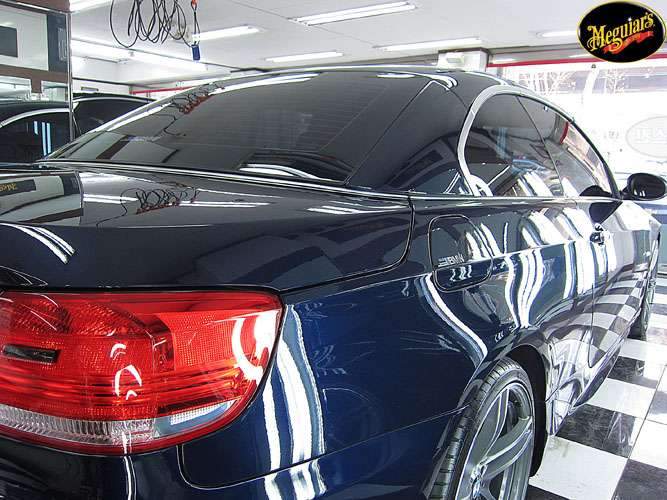 BMW 328i 유리막 코팅 시공 사진