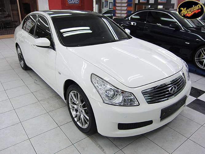 인피니티 G37S 맥과이어스 V.I.P광택코팅 / 유리 시공 전