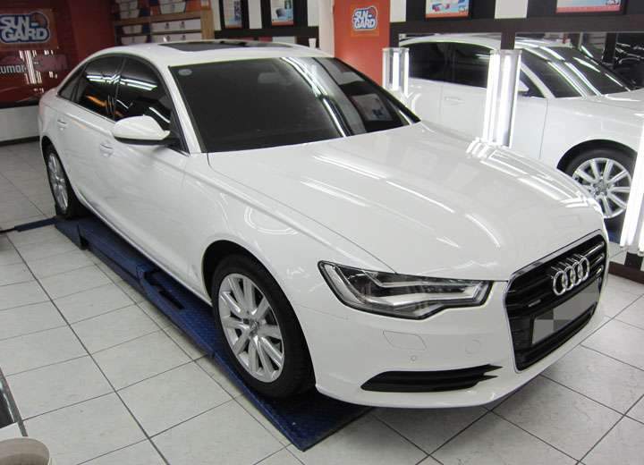 아우디 A6 판금·도색 시공 사진