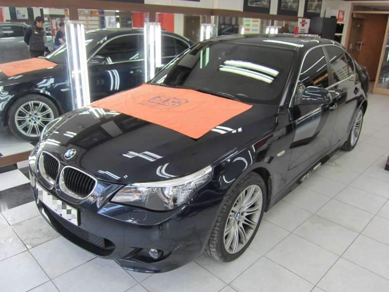 BMW 528i 썬가드 열차단필름 전면썬팅 시공 전