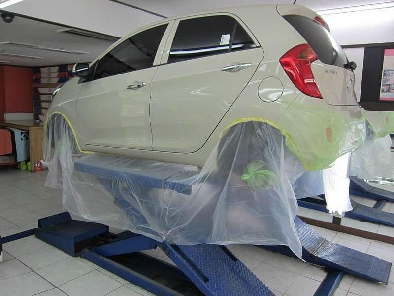 언더코팅 방음방청 +올뉴모닝 시공후기 시공 전