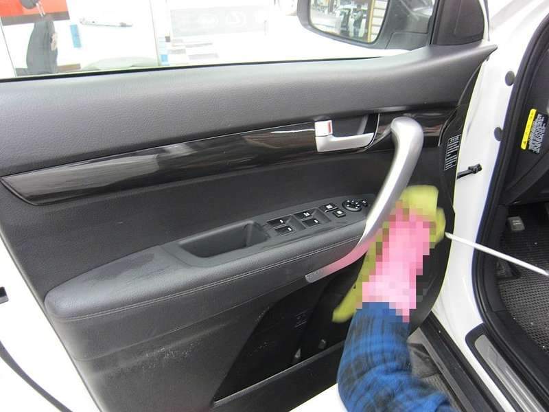 벤츠G500 실내 크리닝 작업 전 03