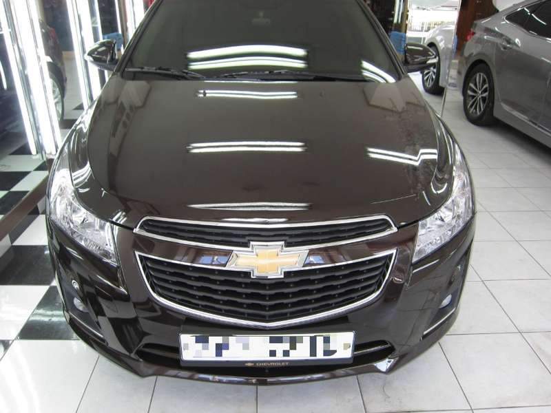 크루즈 스포츠범퍼이식 범퍼도색 교환 시공 후