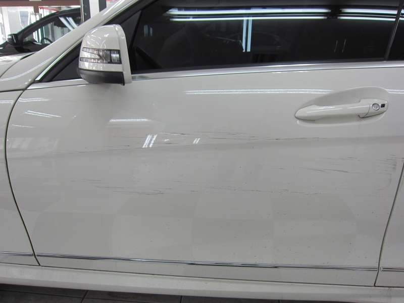 벤츠 C200 판금·도색 시공 사진