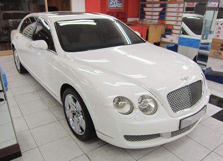 벤틀리 플라잉스퍼 맥과이어스 광택코팅 시공 시공 전