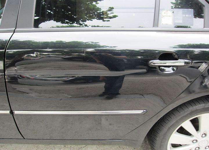 NF소나타 운전석 앞뒤문짝 판금도색 시공 전