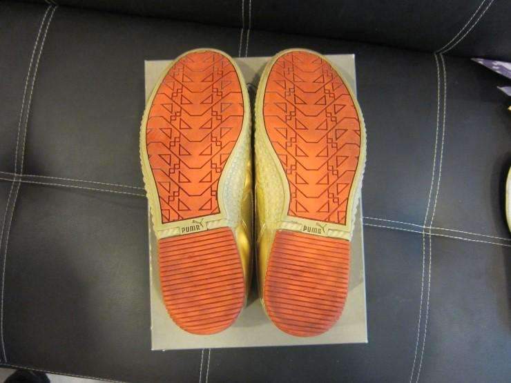 푸마 미하라 MY-24번 골드 사이즈 280 팝니다 시공 후