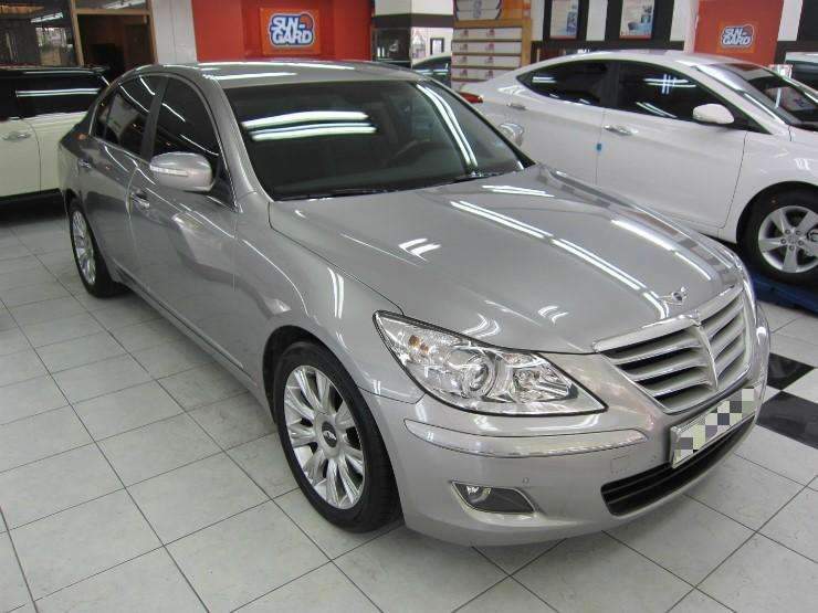 차외형복원 판금도색 제네시스덴트전문 시공 전