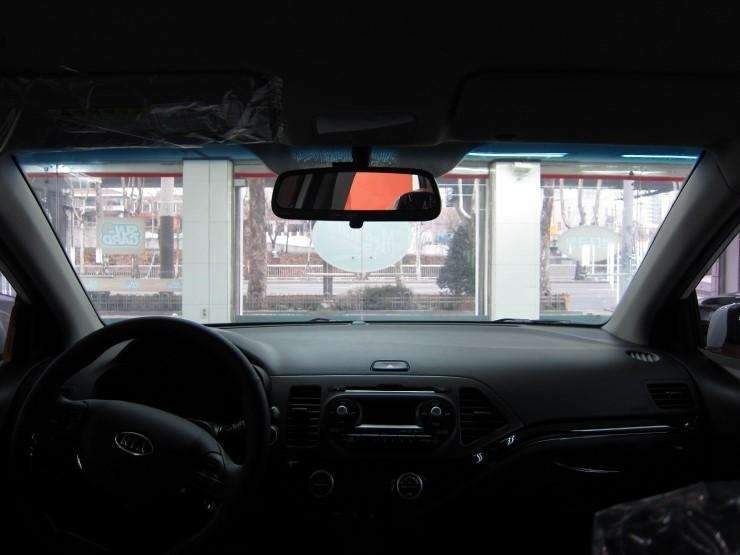 열차단썬팅 K5루마썬팅 올뉴모닝썬가드썬팅 루프스킨 시공 후