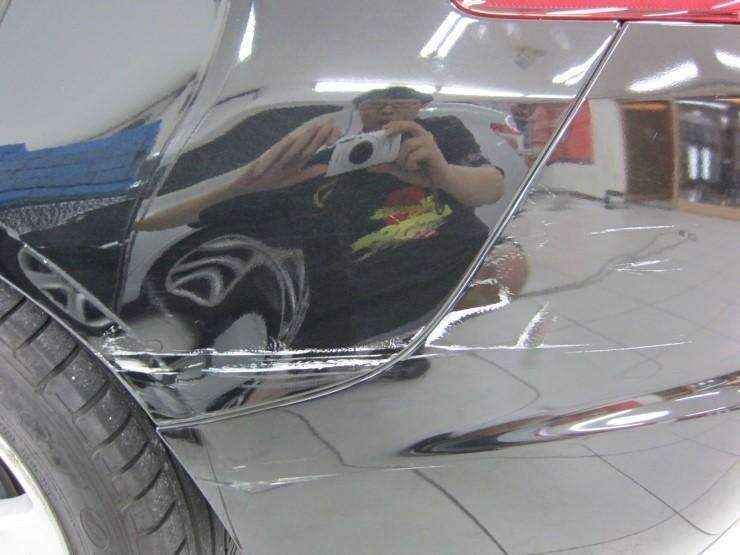 BMW 740Li 판금·도색 시공 사진