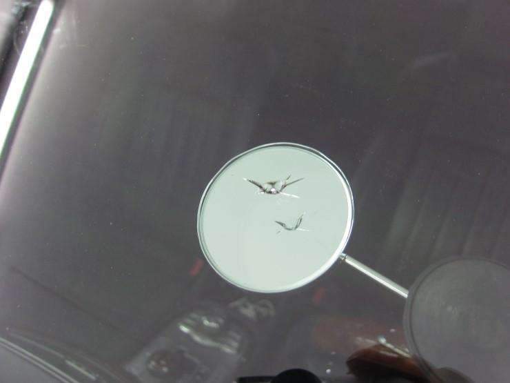 아반떼 유리 복원·교체 시공 사진