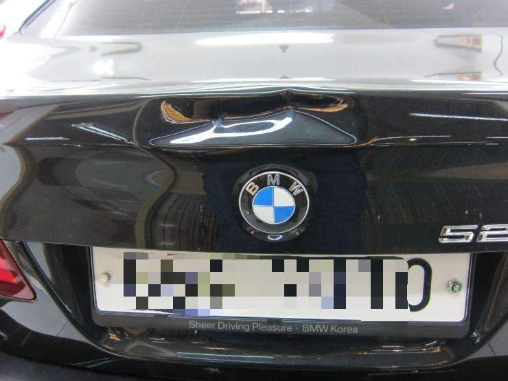 BMW 528i 판금·도색 시공 사진