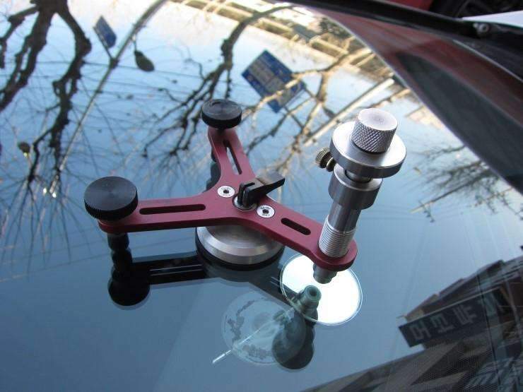 아우디 A6 유리 복원·교체 시공 사진