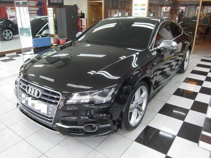 아우디 S7 퓨어그래스매트 코일매트 퓨어매트 시공 시공 전