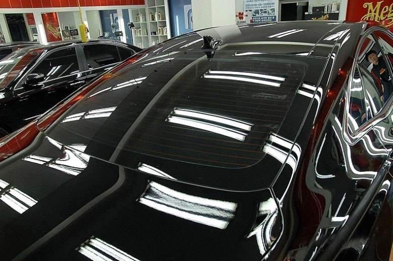 그랜저 덴트 시공 사진