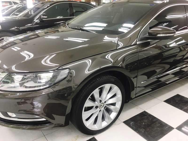 폭스바겐 CC 프런트 덴트 복원 덴트 시공 사진