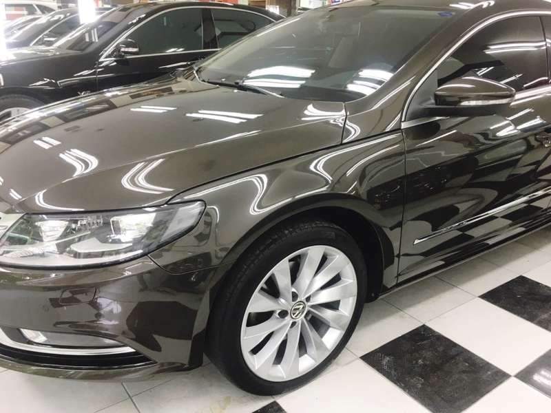 폭스바겐 CC 프런트 덴트 복원 덴트 시공 사진