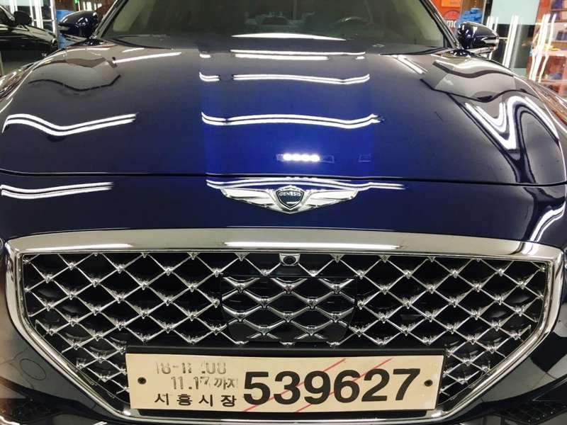 제네시스 G70 덴트 시공 사진