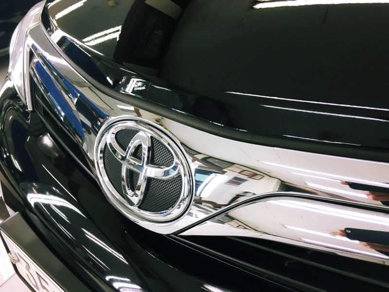 [마포구 본점 모터큐브] 도요타 캠리 사고 차 덴트 복 시공 전