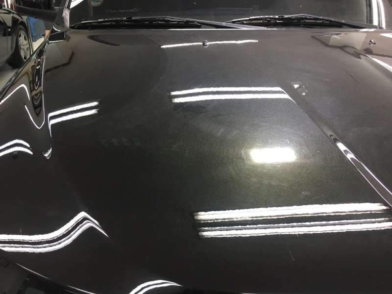 지프 그랜드 체로키 광택 코 덴트 시공 사진