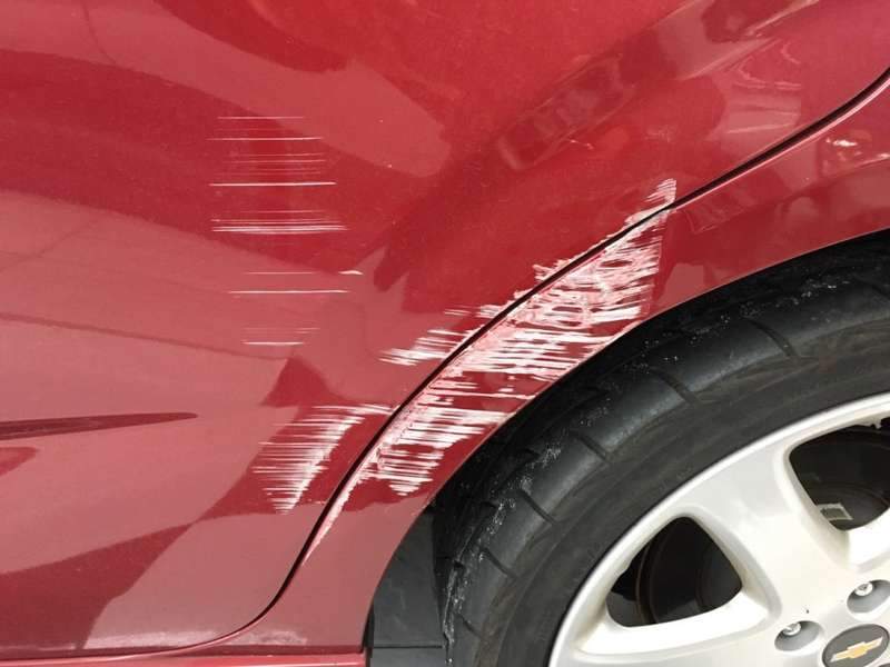  덴트 작업 전 02