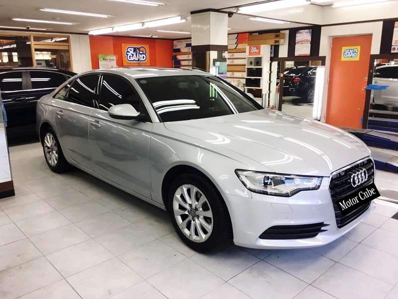 아우디 A6 덴트 시공 사진