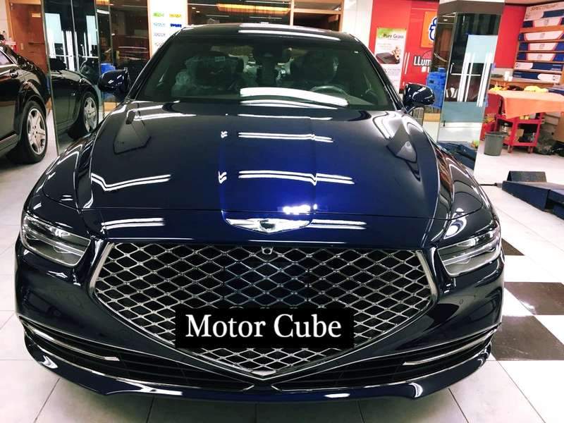 제네시스 G90 판금·도색 시공 사진