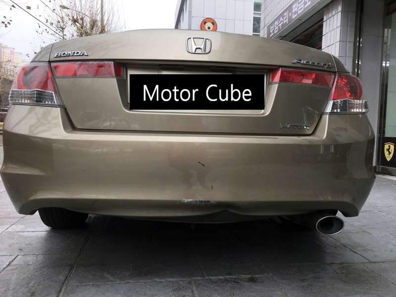 [마포구 본점 모터큐브] 혼다 어코드 뒤 범퍼 덴트 복 시공 전