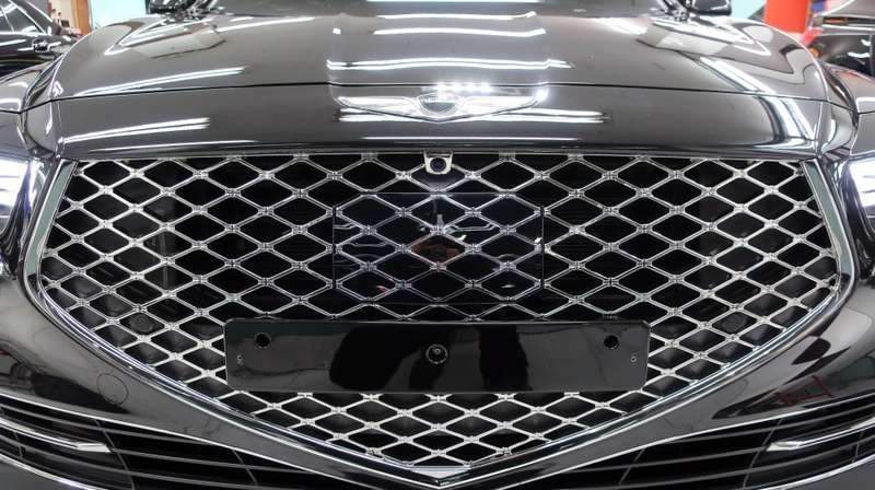 제네시스 G90 유리막 코팅 시공 사진