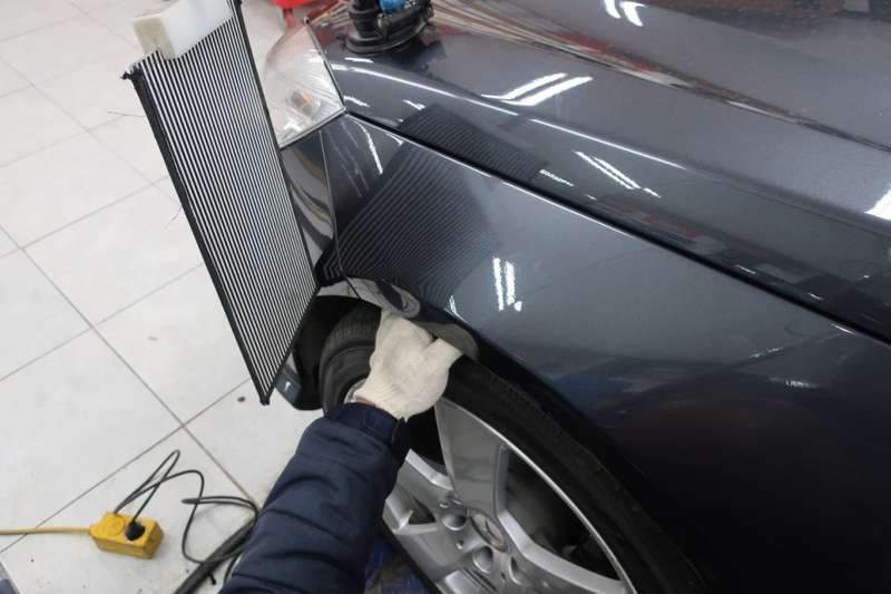 [마포구 본점 모터큐브] 벤츠 W212 E 350 앞  시공 전