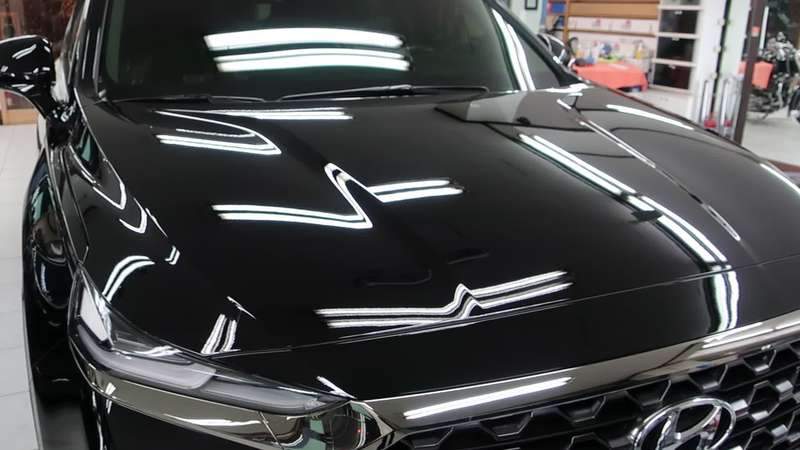 [마포구 본점 모터큐브] 파주에서 오신 싼타페 초발수  시공 후