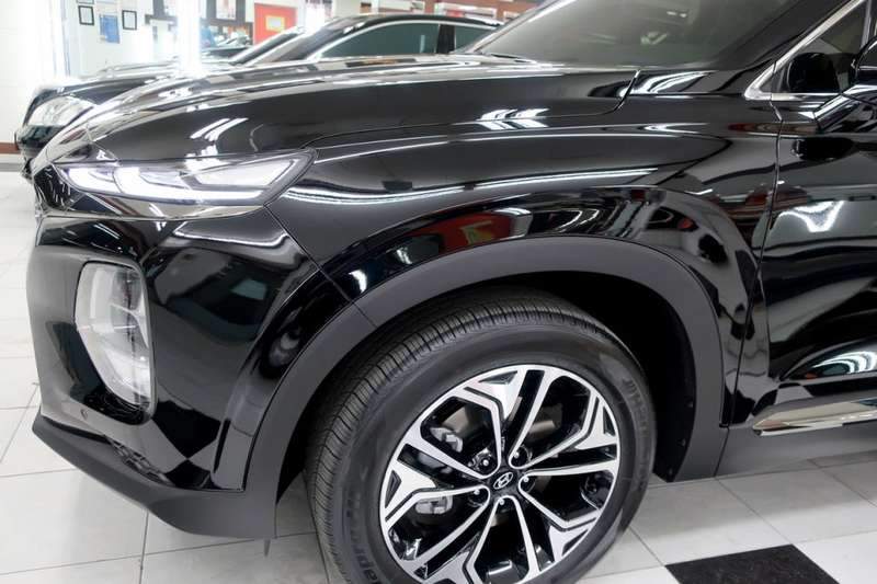 싼타페 유리막 코팅 시공 사진