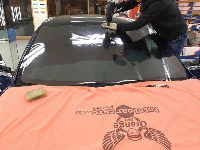 [마포구 본점 모터큐브] 테슬라 태양열 차단 자외선 차 시공 후