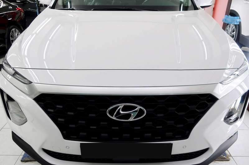 싼타페 유리막 코팅 완성 후 02