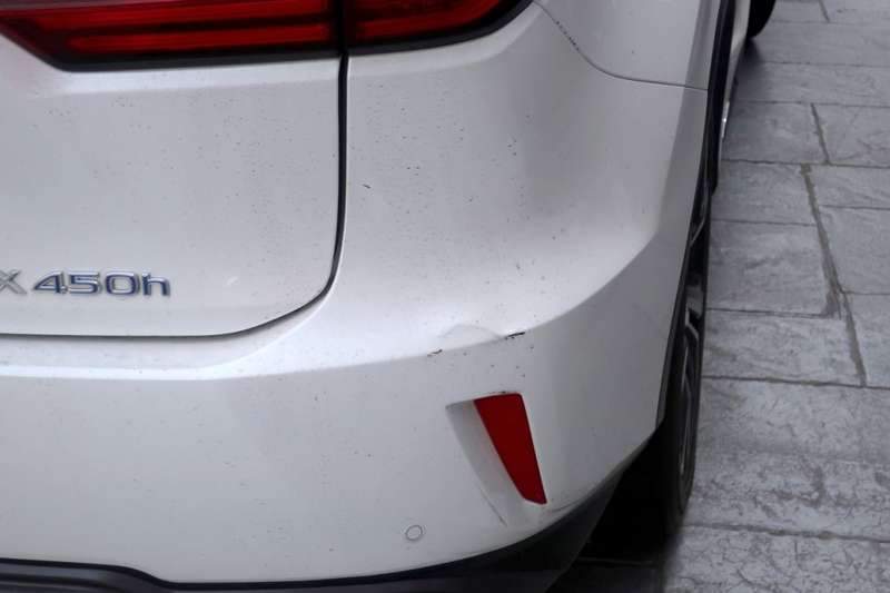 [마포구 본점 모터큐브]렉서스 RX450h 뒤범퍼 교환 시공 전