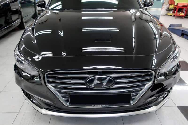 [마포구 본점 모터큐브] 그랜저 IG 초발수 유리막 코팅.