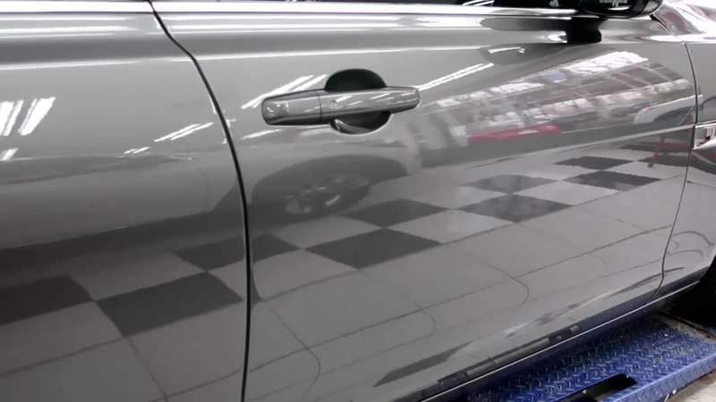 [마포구 본점 모터큐브] 재규어 XF 앞 범퍼 도어 덴 시공 후