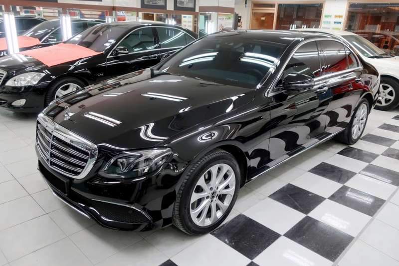 벤츠 E300 유리막 코팅 시공 사진