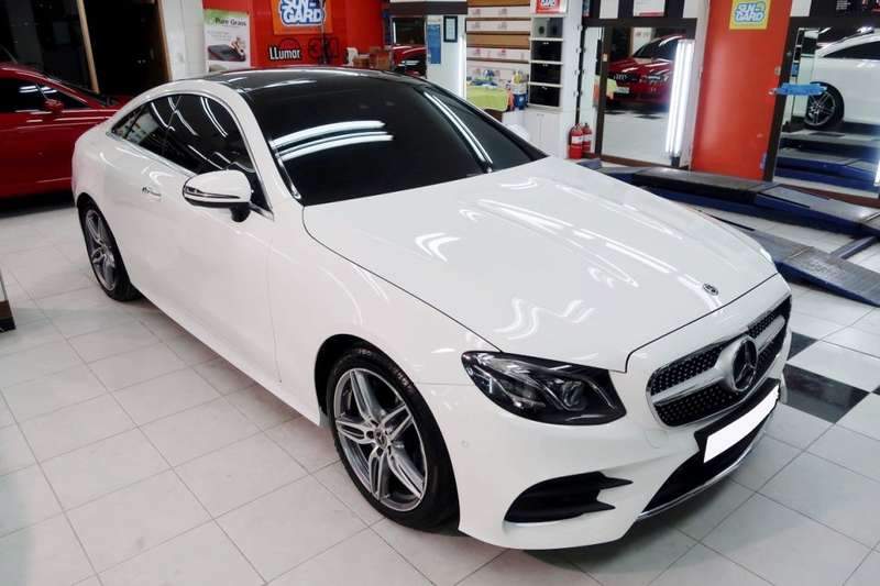 벤츠 E220 유리막 코팅 시공 사진