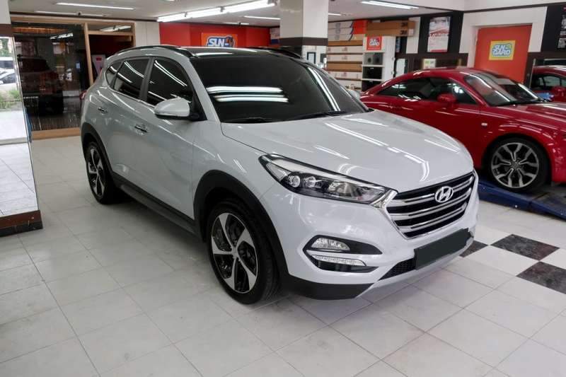 투싼 덴트 시공 사진