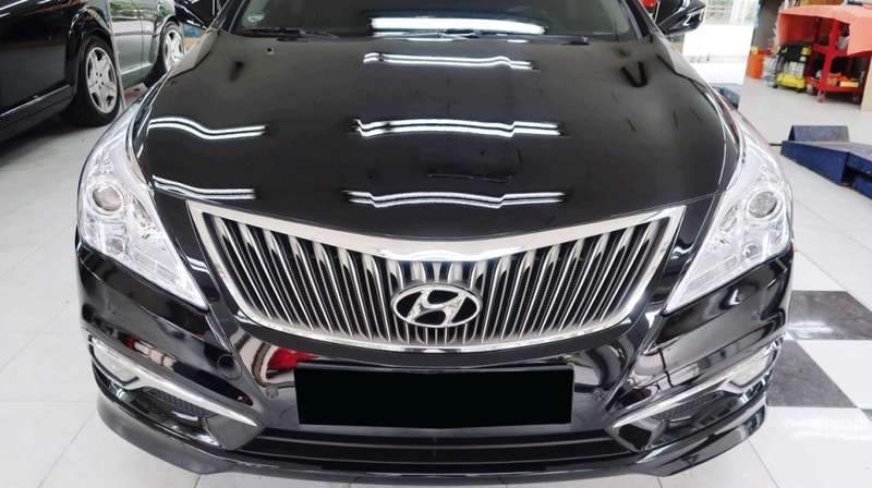  광택 시공 사진