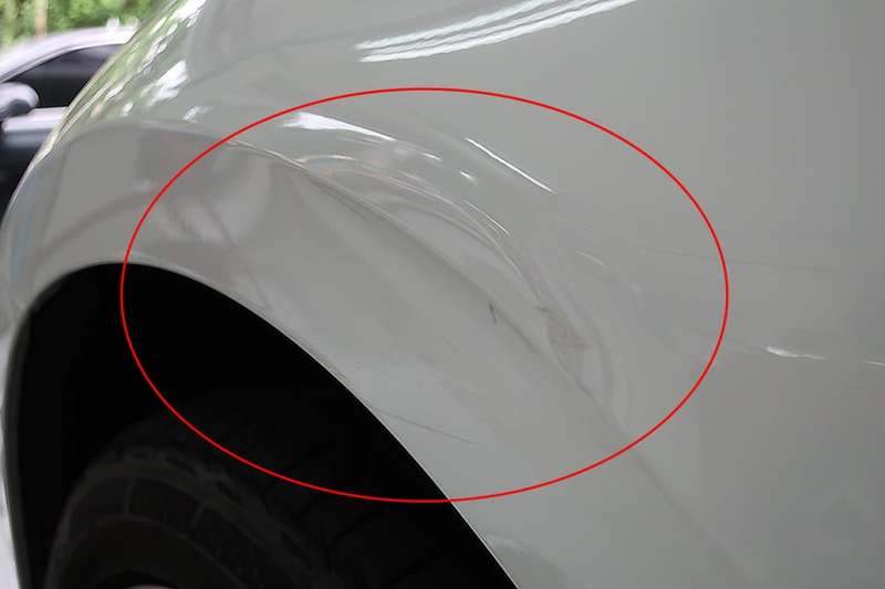 마포구 폭스바겐 골프 펜더 덴트 복원 시공 전