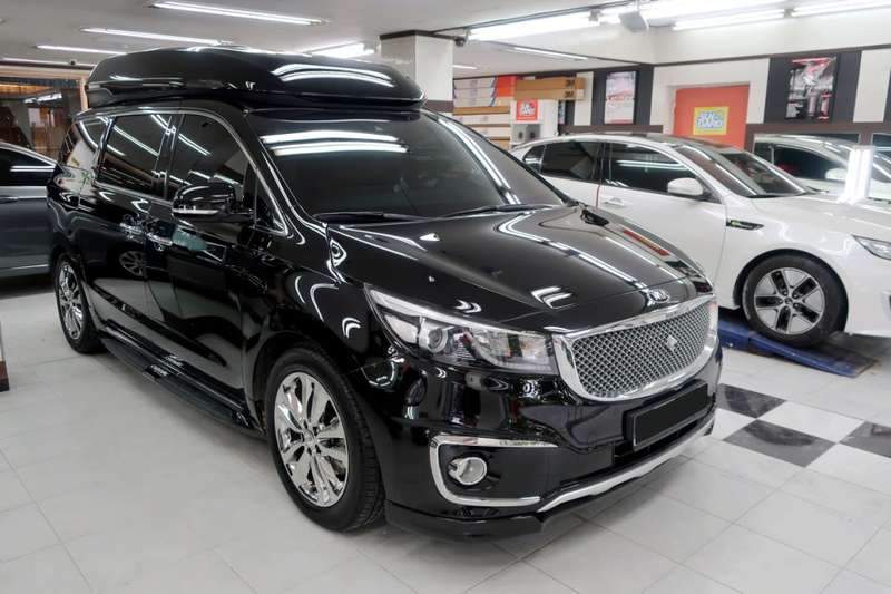 카니발 유리막 코팅 시공 사진