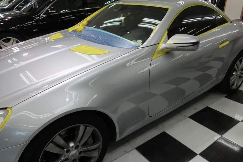 서대문구 명지대에서 오신 벤츠 SLK350, 광택 복원 시공 후