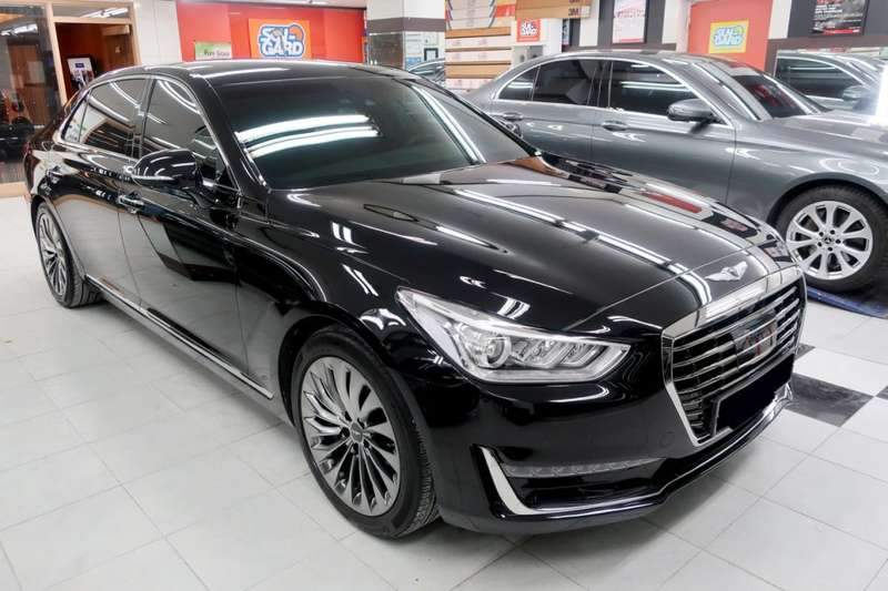 마포구 제네시스 EQ900 광택 복원 그리고 유리막 코 시공 전